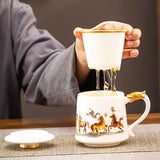 Eight Galloping Steeds Coffee & Tea Mug