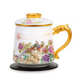 Pheasant & Flower Coffee & Tea Mug