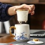 Golden Waves & Kio Coffee & Tea Mug
