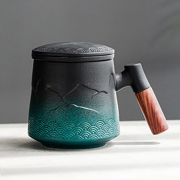 Wooden Handled Coffee & Tea Mugs – Coffeify